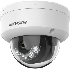 IP kamera Hikvision DS-2CD1163G2-LIU 6MP f2.8mm Smart Hybrid Light IP67 IK08 Dome Balta