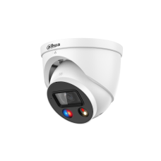 IP kamera Dahua IPC-HDW3549H-AS-PV-S5 5MP f2.8mm Smart Dual Illumination 30m Active Deterrence IP67 Eyeball WizSense Белая